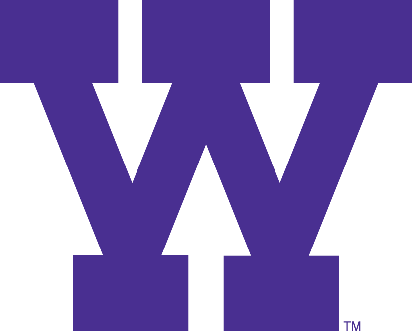 Washington Huskies 1953-1957 Primary Logo iron on paper